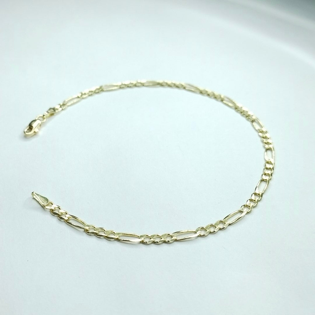 PULSERAS 3X1 ORO 14K 21 CM 3.3 GR (NUEVO)