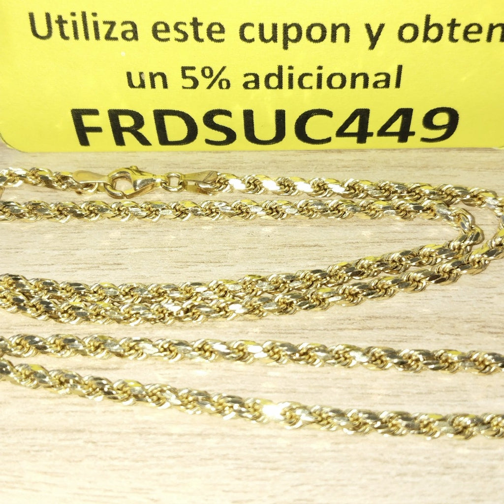 CADENA ORO 10 K 6.9 GRMS (SEMINUEVO)