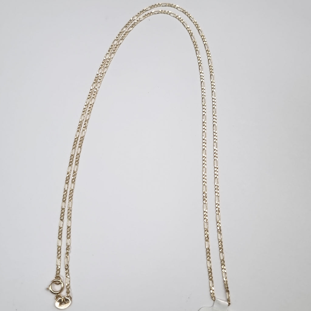 CADENAS TEJIDO 3X1 ORO 14K 55 CM 2.3 GR (NUEVO)