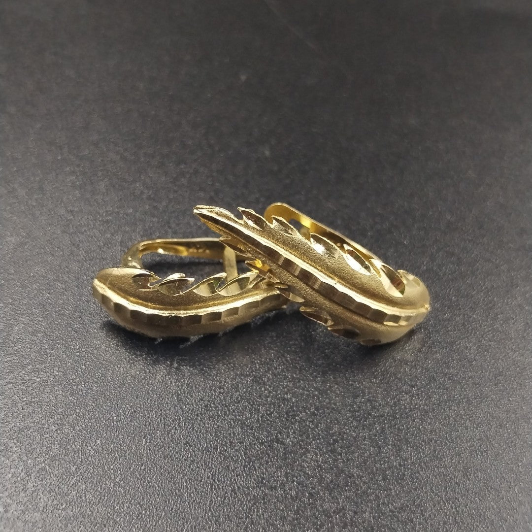 ARETES PAR ORO 14 K 3.9 GRMS (SEMINUEVO)