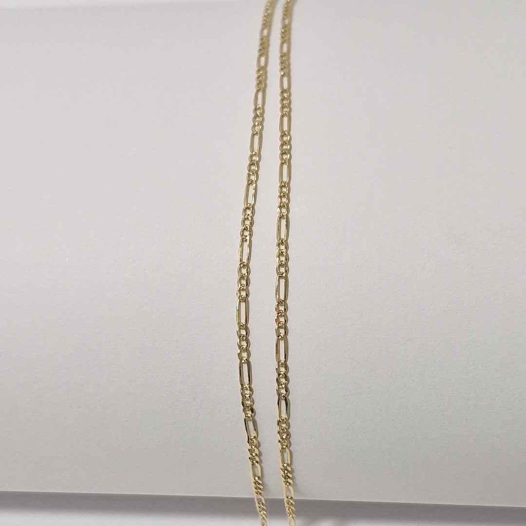 CADENAS 3X1 ORO 14K 55 CM 3.7 GR (NUEVO)