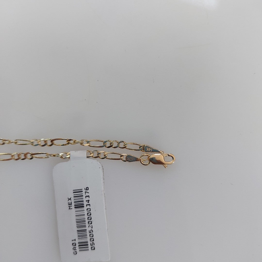 PULSERAS 3X1 ORO 14K 21 CM 2 GR (NUEVO)