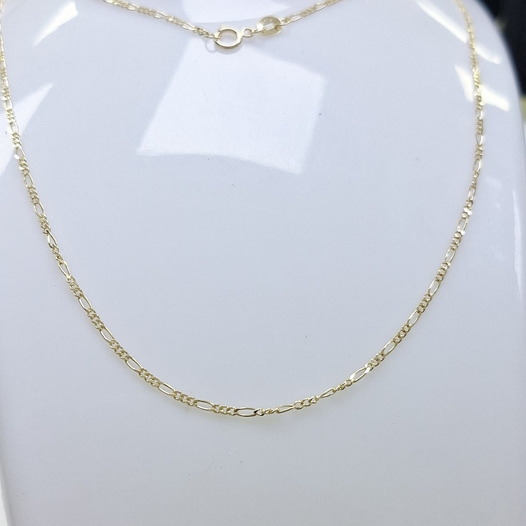 CADENAS TEJIDO 3X1 ORO 14K 55 CM 2.7 GR (NUEVO)