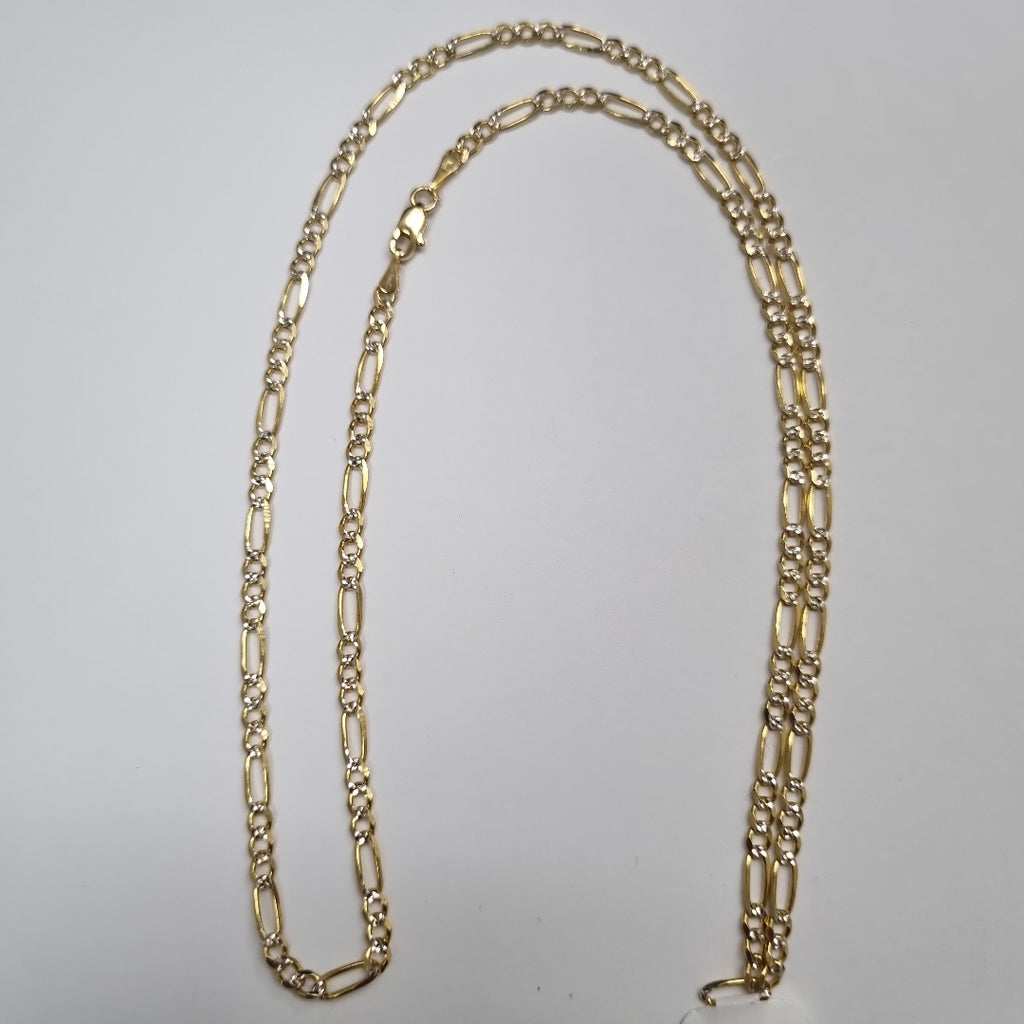 CADENAS 3X1 DIAMANTADA ORO 14K 55 CM 8.6 GR (NUEVO)