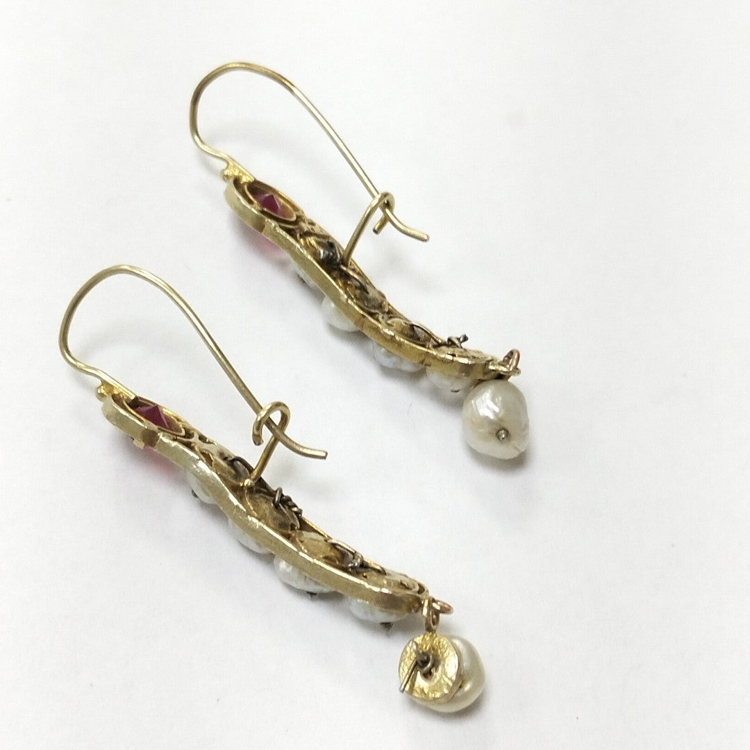 ARETES PAR ORO 8 K 5,40 GRMS (SEMINUEVO)