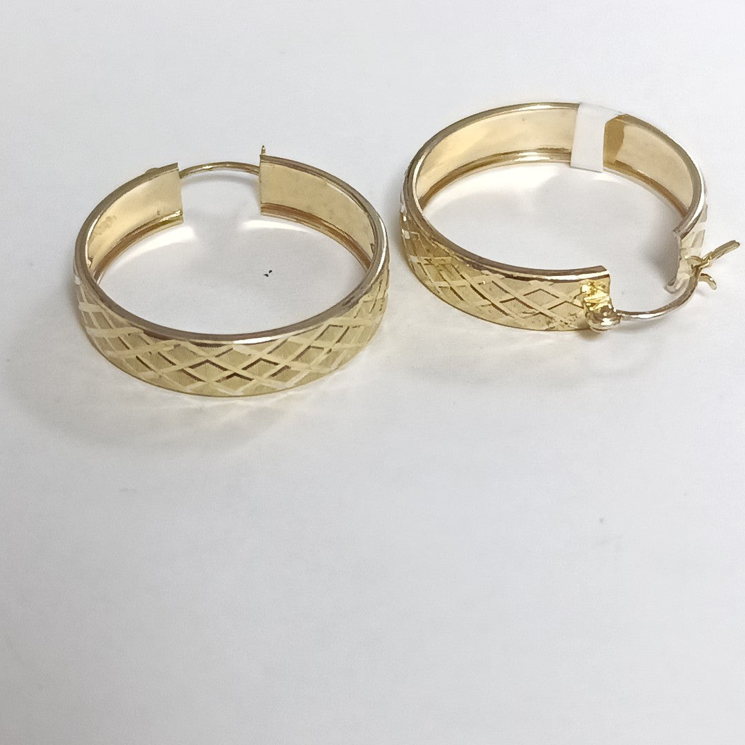 ARRACADAS PAR ORO 10 K 3.3 GRMS (SEMINUEVO)