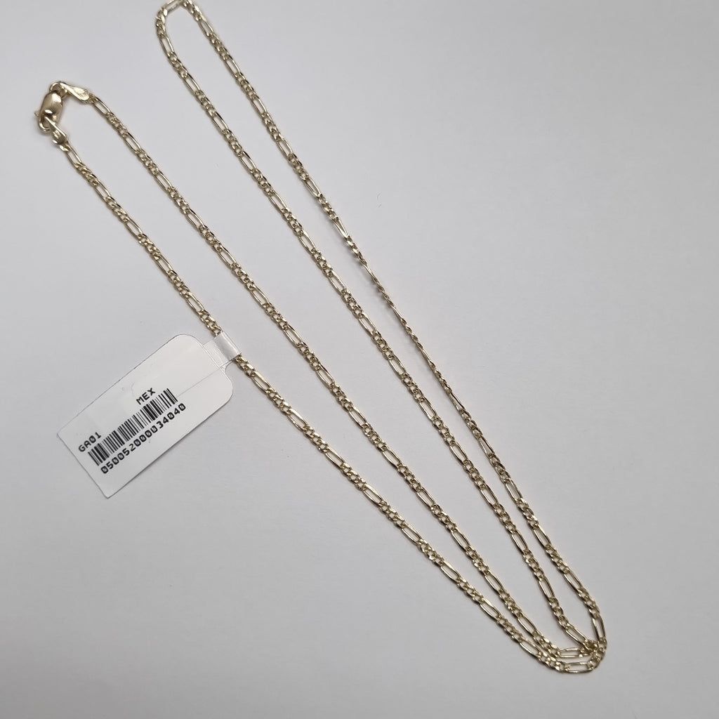 CADENAS 3X1 ORO 14K 55 CM 4 GR (NUEVO)