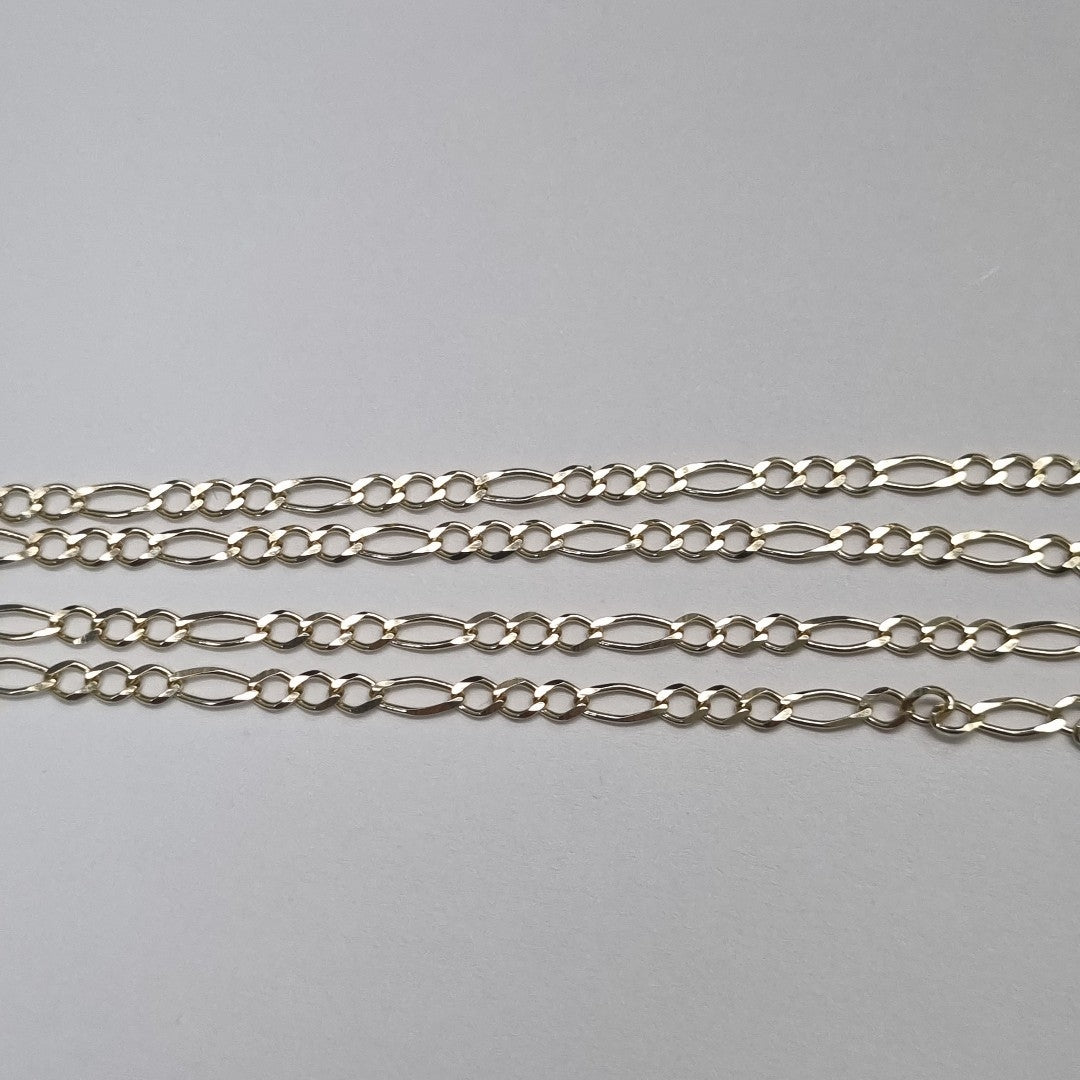 CADENAS TEJIDO 3X1 ORO 10K 60 CM 4.6 GR (NUEVO)
