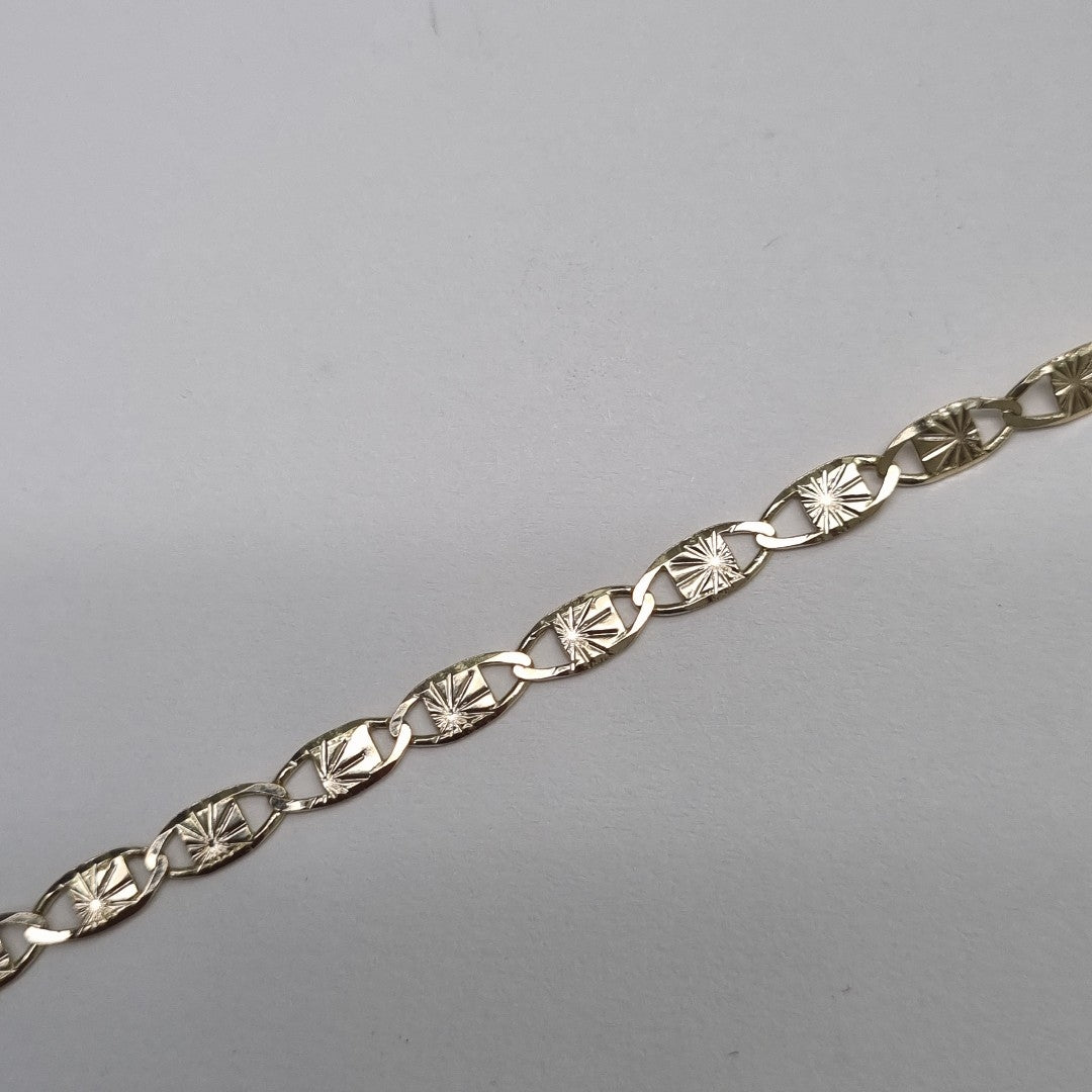 PULSERAS GUCHI ORO 14K 18 CM 2.9 GR (NUEVO)