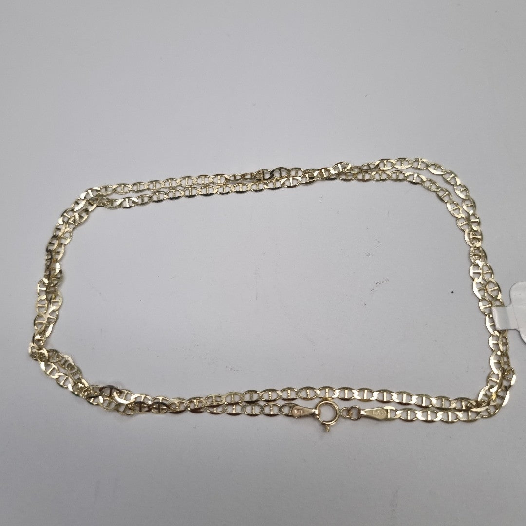 CADENAS TEJIDO GUCHI ORO 10K 60 CM 4.3 GR (NUEVO)