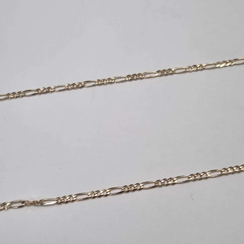 CADENAS TEJIDO 3X1 ORO 10K 50 CM 2.9 GR (NUEVO)