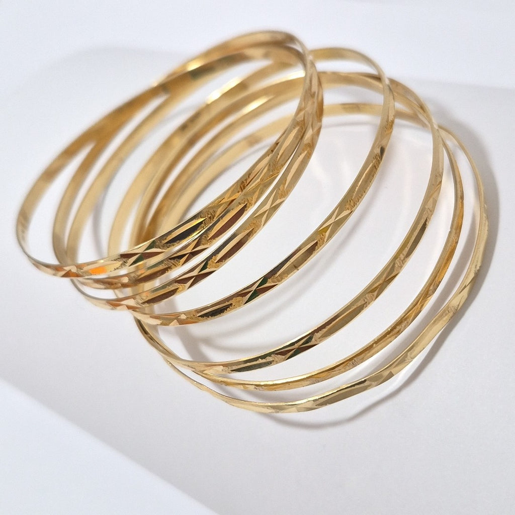 SEMANARIO DE PULSERAS ORO 14 K 33.9 GRMS (SEMINUEVO)