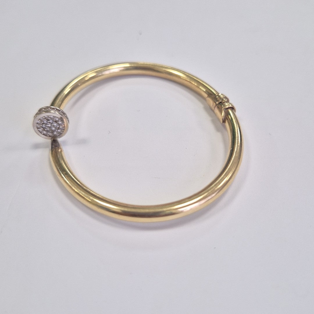 BRAZALETE ORO COMBINADO 14 K 13.1 GRMS (SEMINUEVO)
