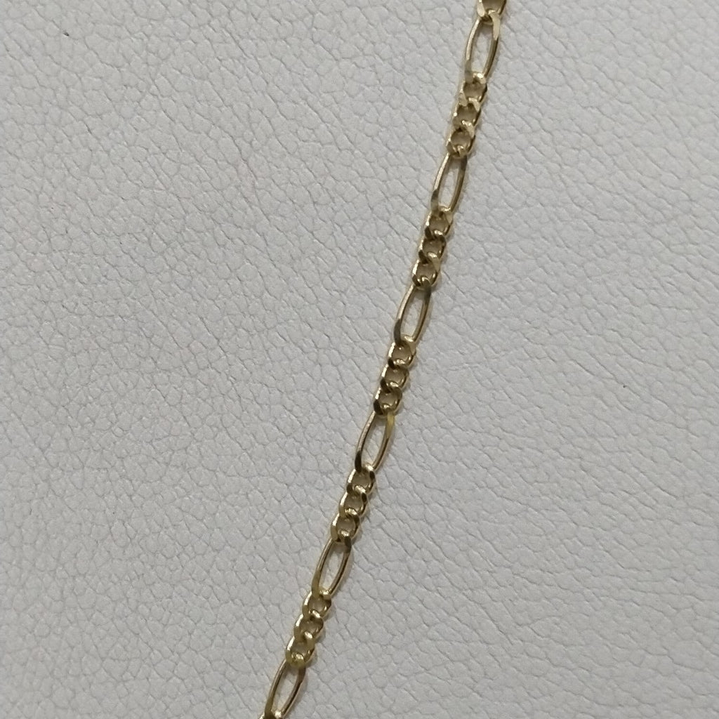 CADENAS TEJIDO 3X1 ORO 14K 55 CM 2.6 GR (NUEVO)