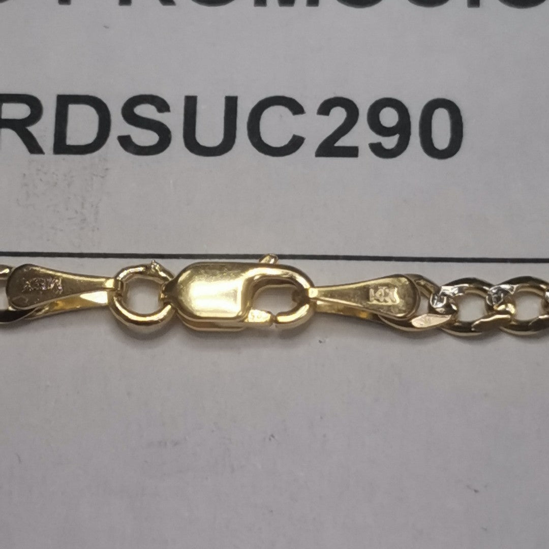 CADENAS 3X1 DIAMANTADA ORO 14K 55 CM 8.4 GR (NUEVO)