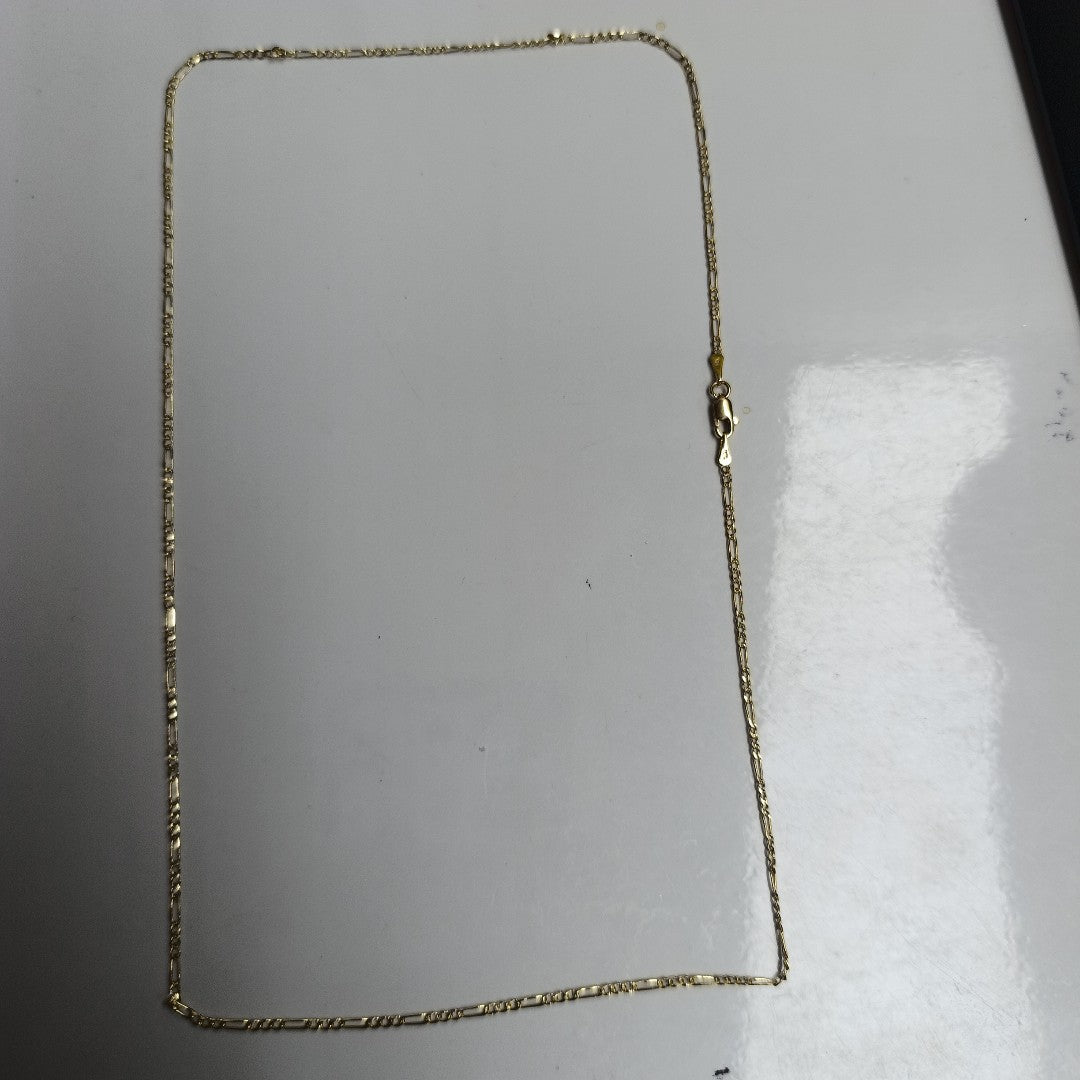 CADENAS 3X1 ORO 14K 55 CM 3.7 GR (NUEVO)