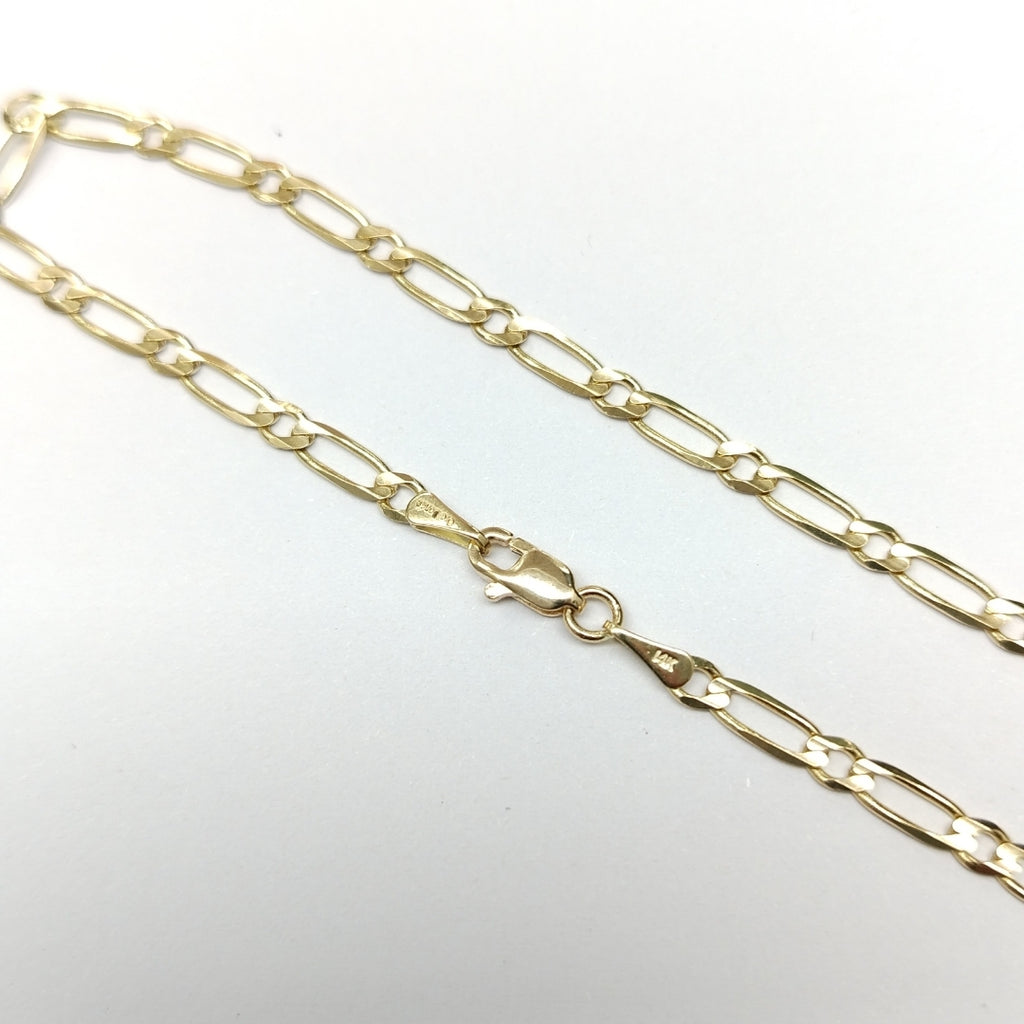 CADENAS 1X1 ORO 14K 55 CM 7.5 GR (NUEVO)