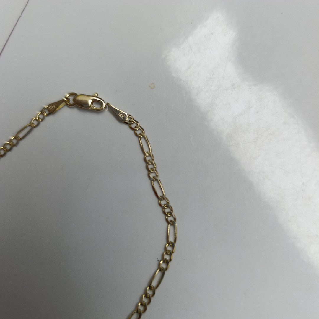 PULSERAS 3X1 ORO 14K 21 CM 2 GR (NUEVO)