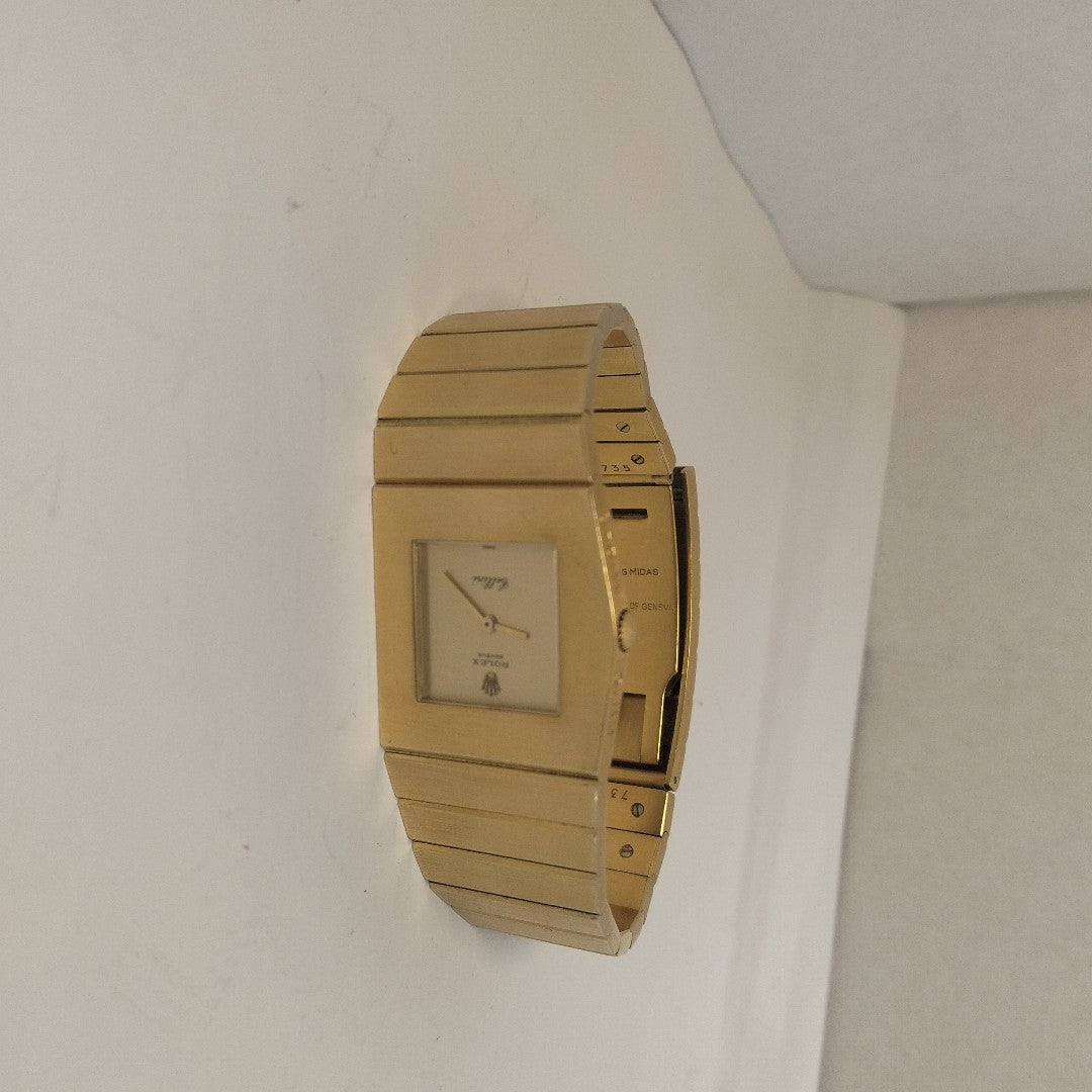RELOJ CAJA Y PULSO ORO ORO 18 K 137.1 GRMS (SEMINUEVO)