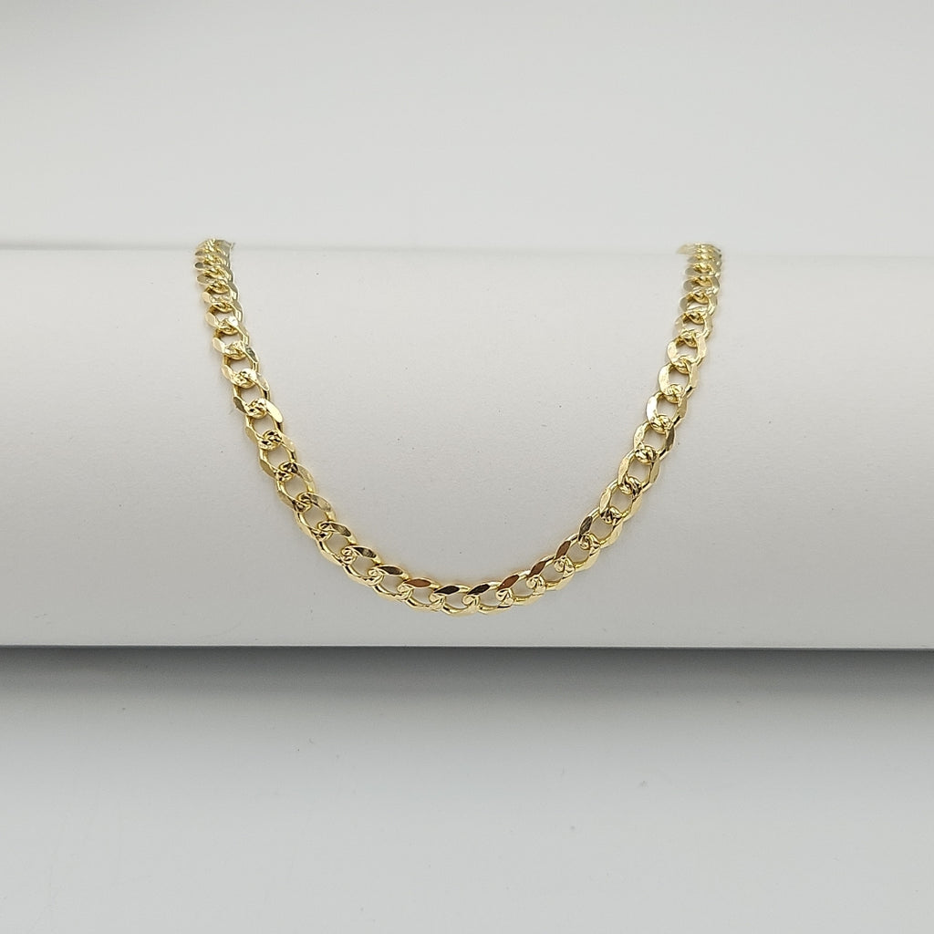 PULSERAS BARBADA ORO 14K 18 CM 4.6 GR (NUEVO)