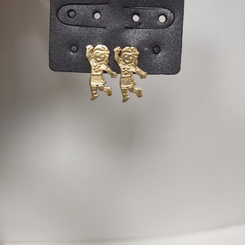 ARETES PAR ORO 14 K 1.9 GRMS (SEMINUEVO)