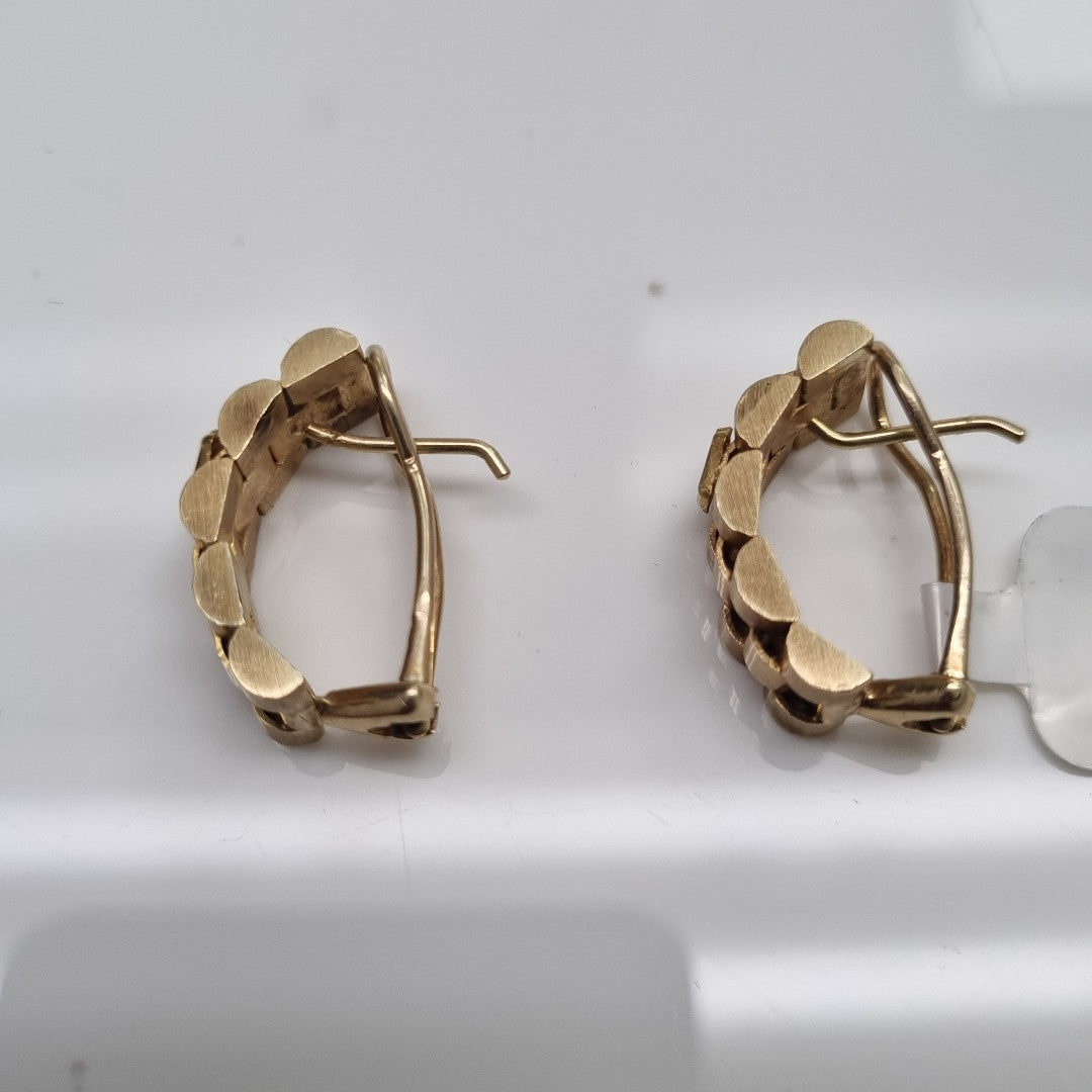 ARETES PAR ORO 14 K 10 GRMS (SEMINUEVO)