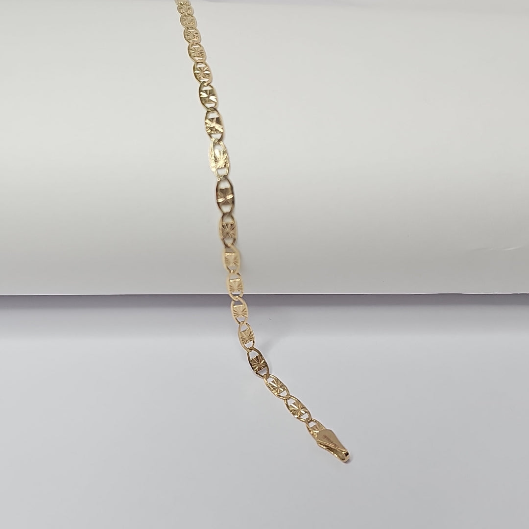 PULSERAS GUCHI ORO 14K 18 CM 2.9 GR (NUEVO)