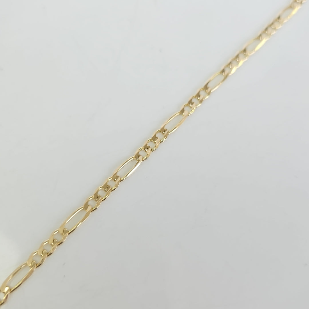 PULSERAS TEJIDO 3X1 ORO 14K 18 CM 2.9 GR (NUEVO)