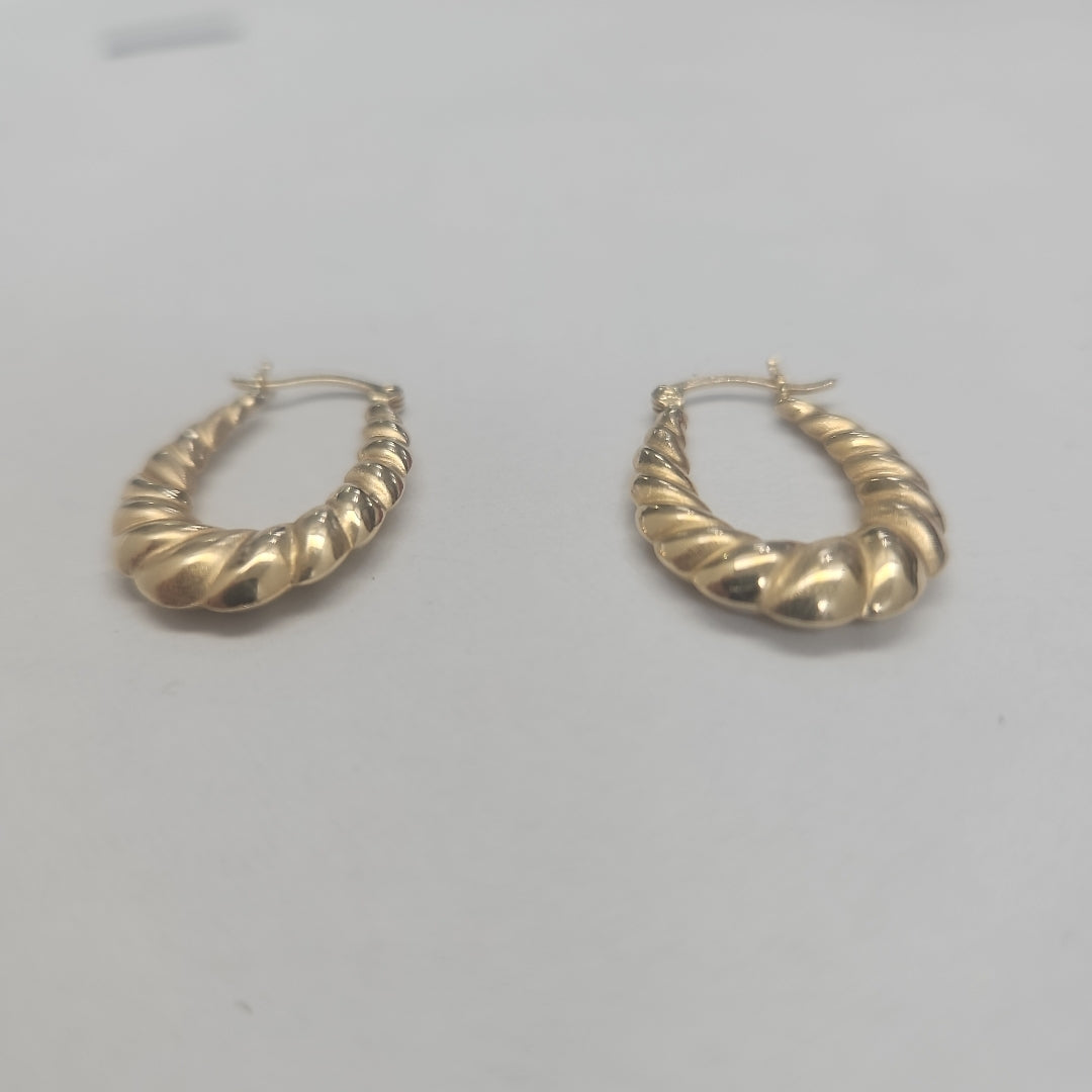 ARETES PAR ORO 14 K 1,90 GRMS (SEMINUEVO)