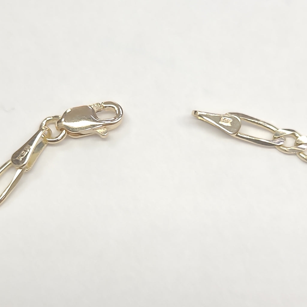 PULSERAS 3X1 ORO 14K 18 CM 2.9 GR (NUEVO)