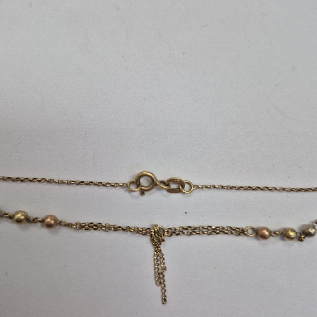 PULSERA ORO COMBINADO 10 K 1.5 GRMS (SEMINUEVO)
