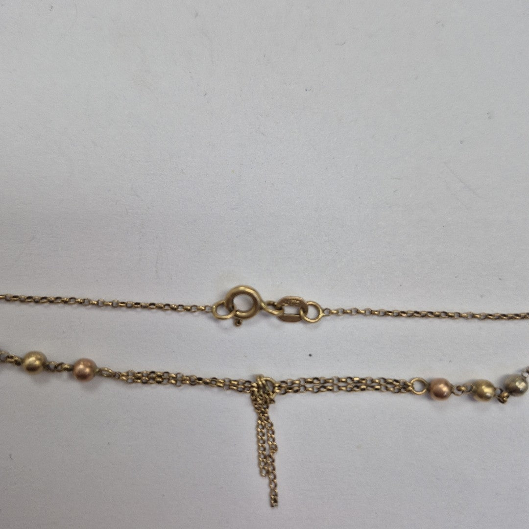 PULSERA ORO COMBINADO 10 K 1.5 GRMS (SEMINUEVO)