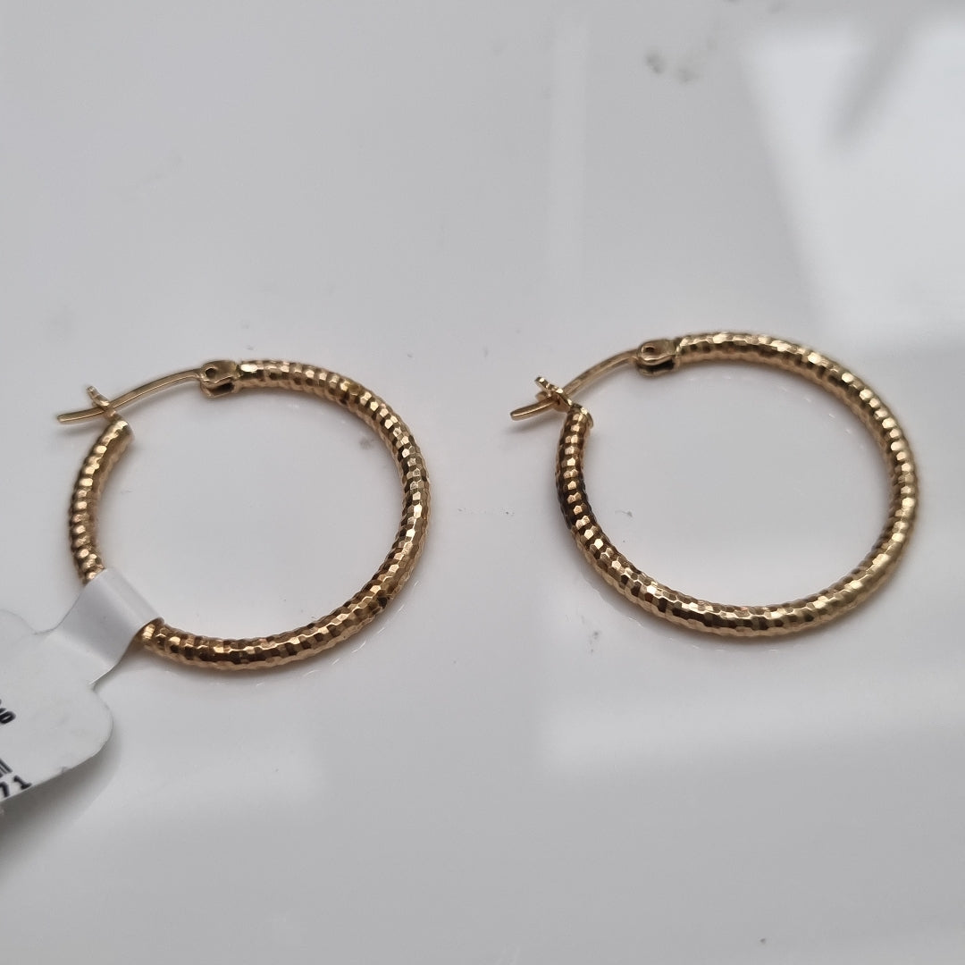ARRACADAS PAR ORO 14 K 2.6 GRMS (SEMINUEVO)