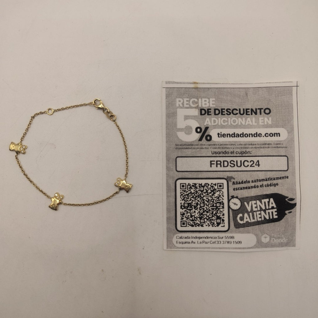 PULSERA ORO 14 K 2,40 GRMS (SEMINUEVO)