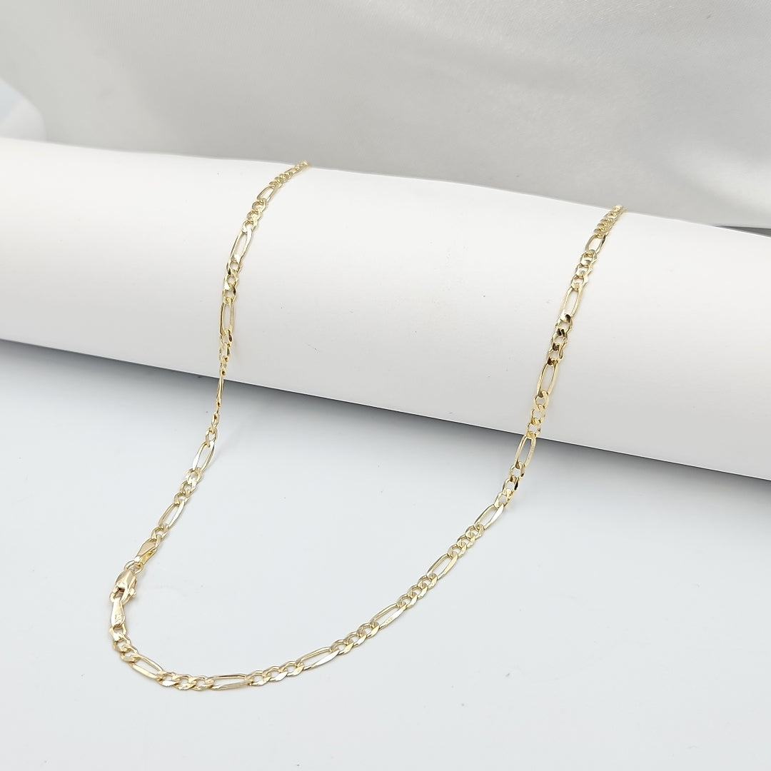 CADENAS 3X1 ORO 14K 60 CM 8 GR (NUEVO)