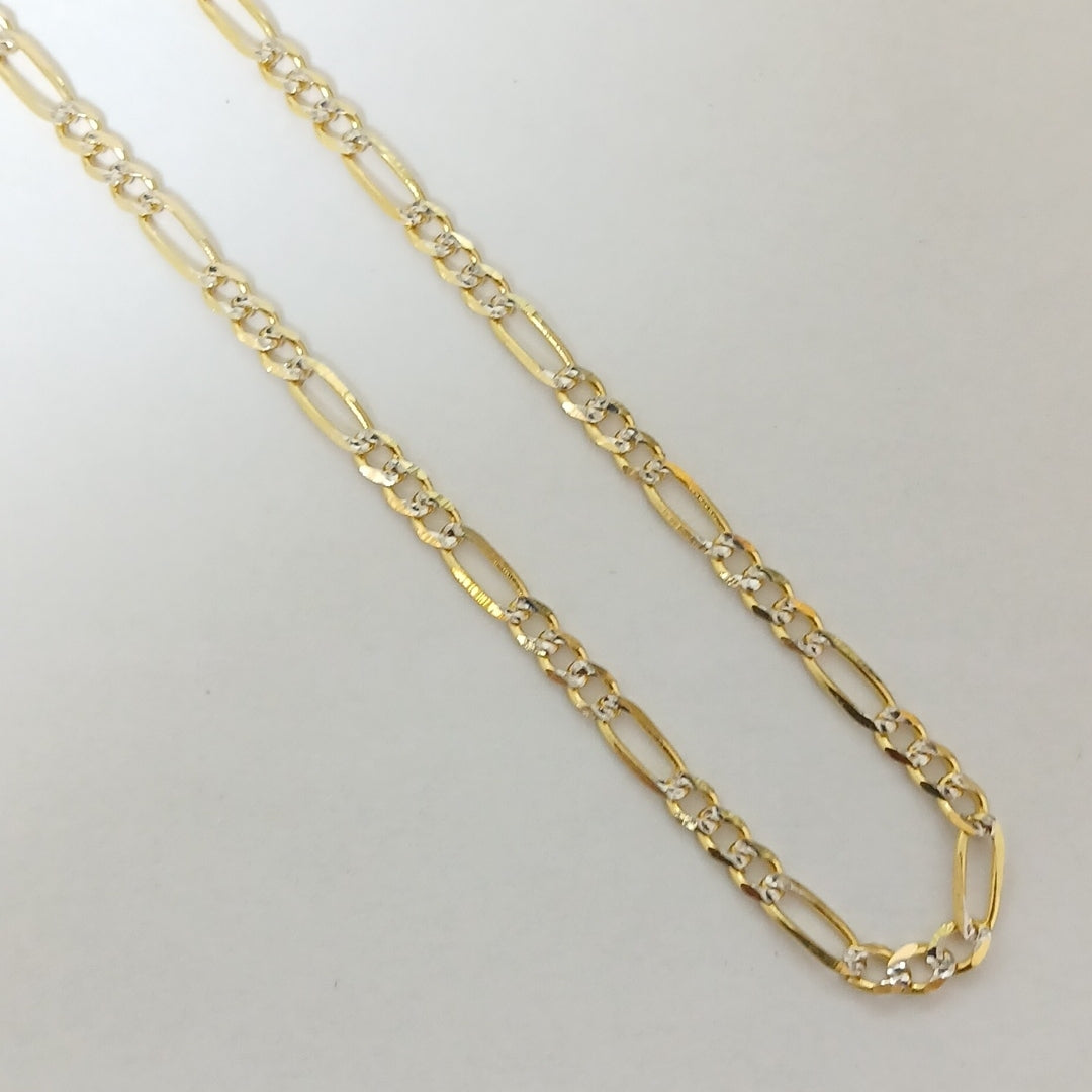CADENAS 3X1 DIAMANTADA ORO 14K 55 CM 8.5 GR (NUEVO)