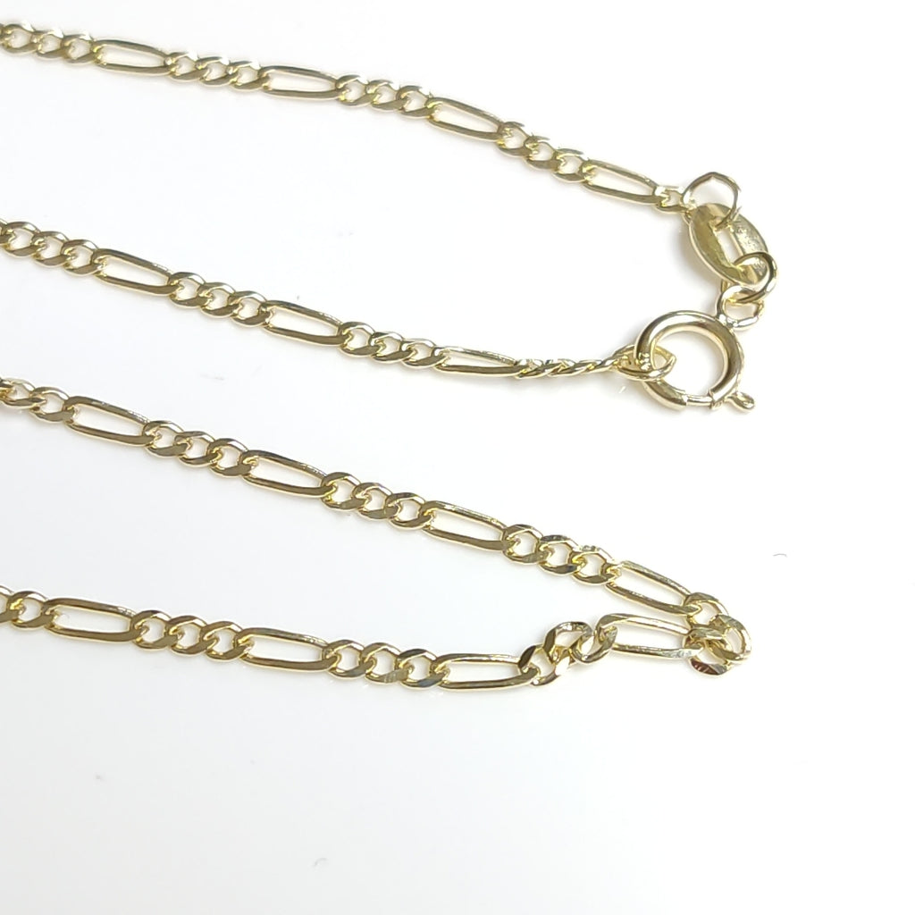 CADENAS TEJIDO 3X1 ORO 10K 50 CM 2.9 GR (NUEVO)