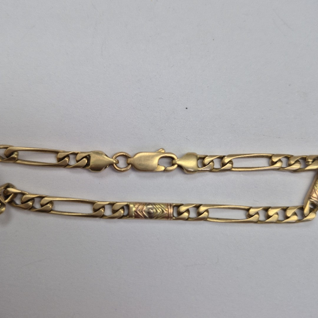 PULSERA ORO, ORO COMBINADO 14 K 9 GRMS (SEMINUEVO)