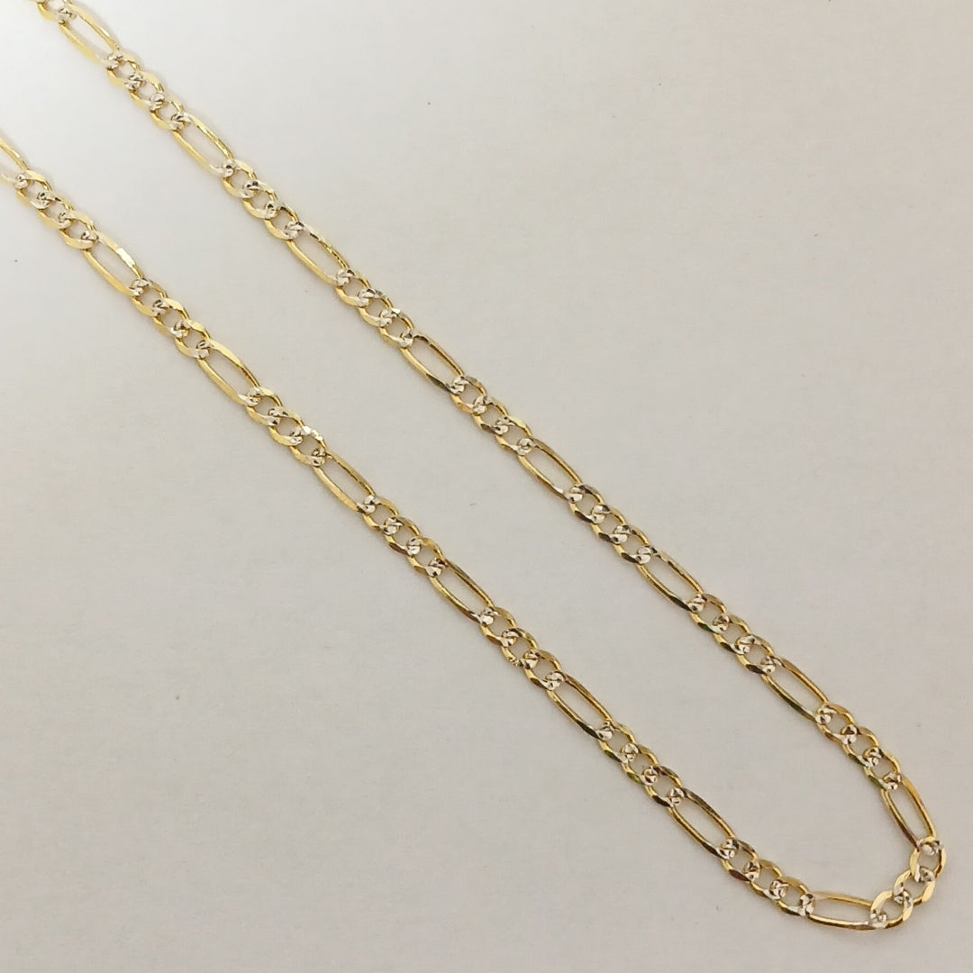 CADENAS TEJIDO 3X1 ORO 14K 55 CM 4.9 GR (NUEVO)