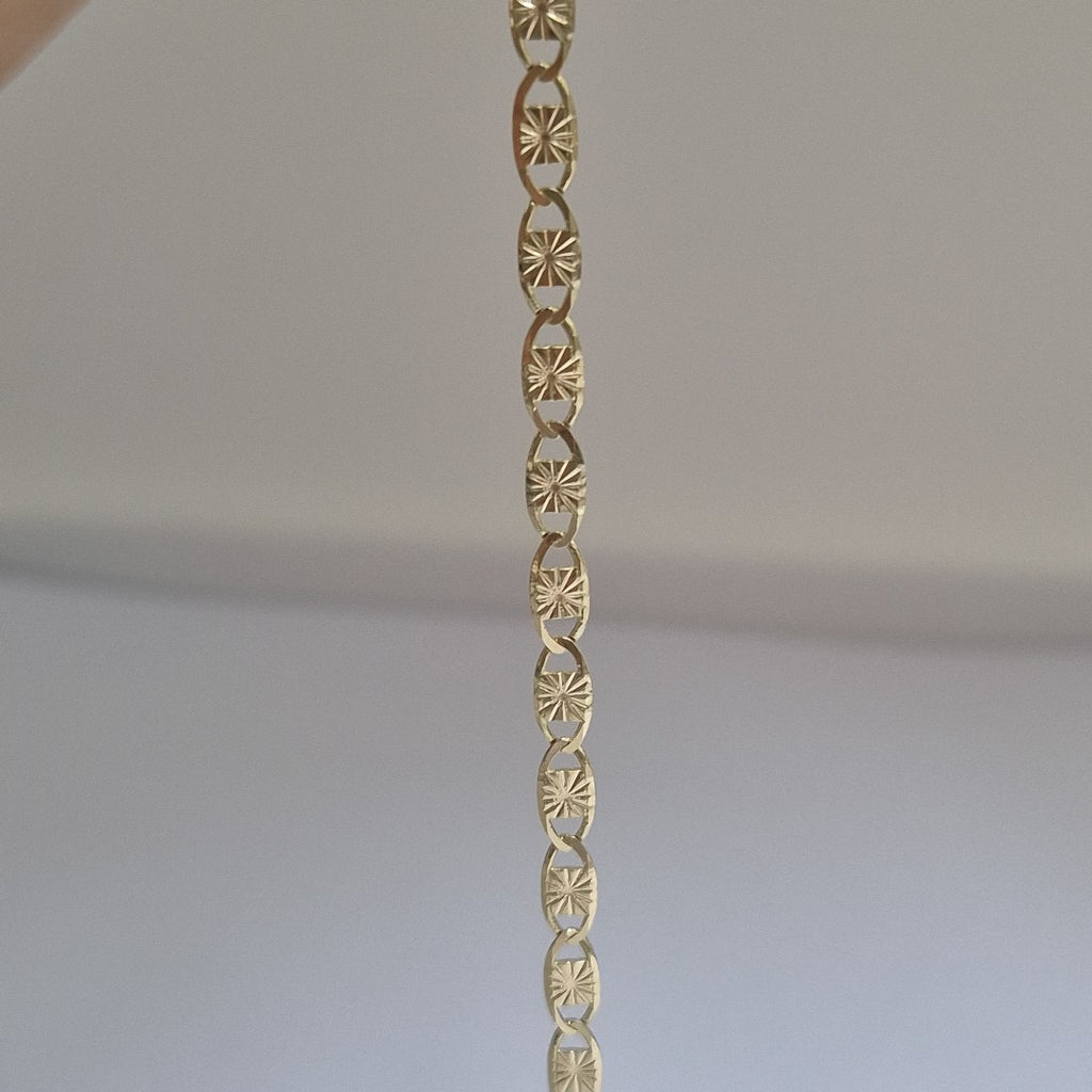 PULSERAS GUCHI ORO 14K 18 CM 2.9 GR (NUEVO)