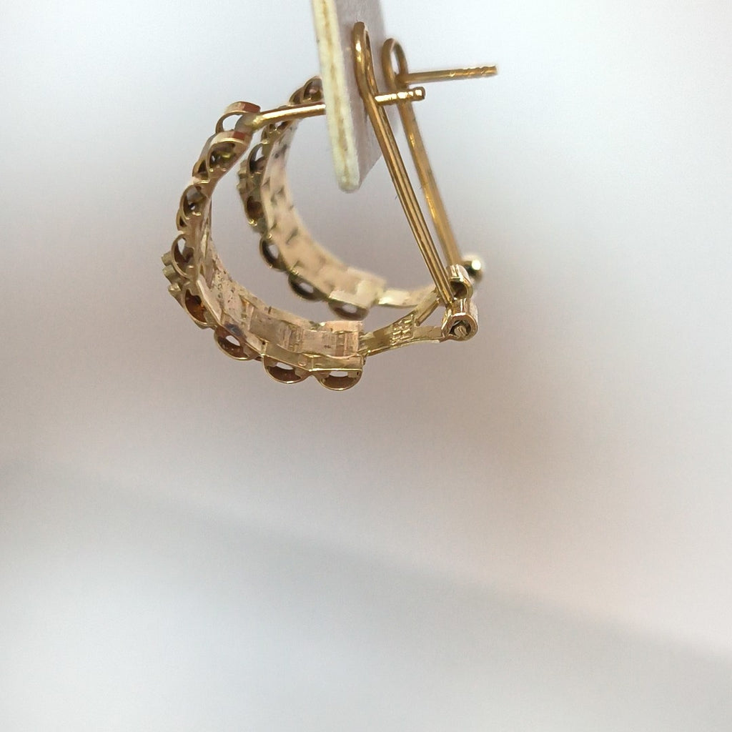 ARETES PAR ORO 14 K 5,40 GRMS (SEMINUEVO)