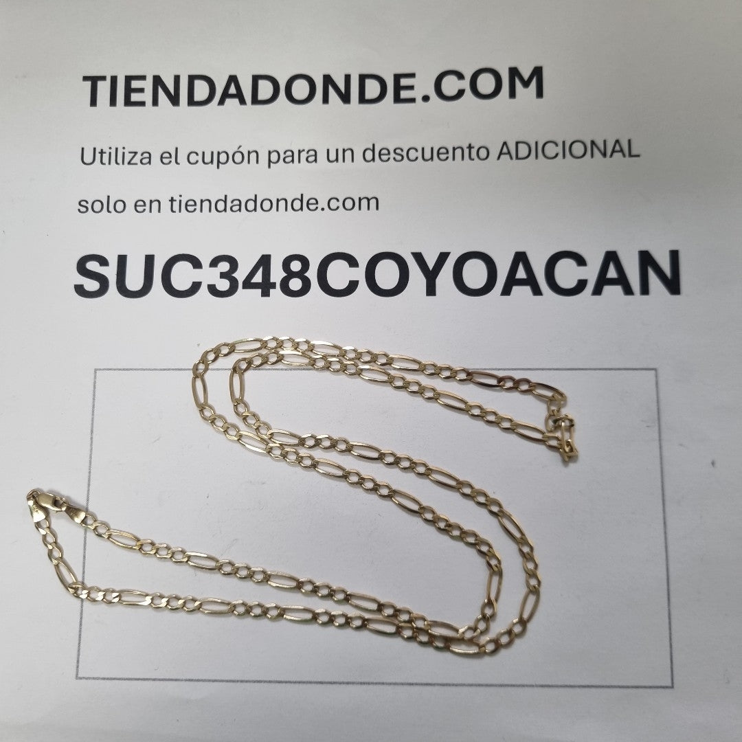CADENA ORO 10 K 7.4 GRMS (SEMINUEVO)