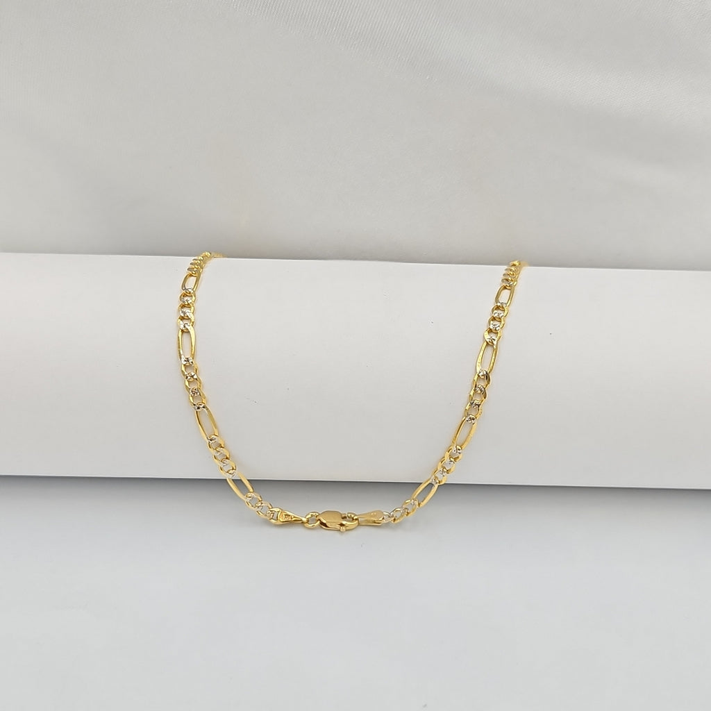 CADENAS 3X1 DIAMANTADA ORO 14K 55 CM 8.4 GR (NUEVO)