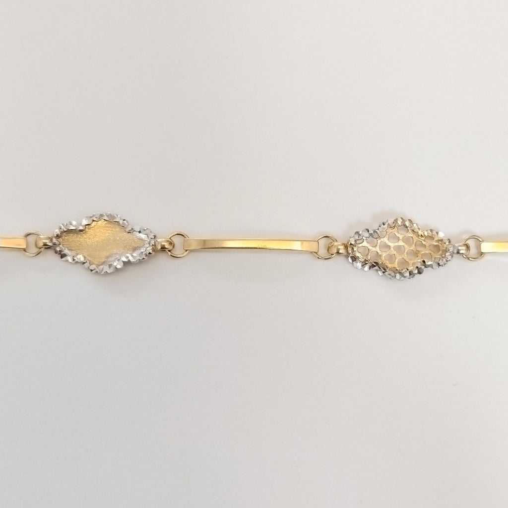 PULSERA ORO,RODIADO 14 K 5,00 GRMS (SEMINUEVO)
