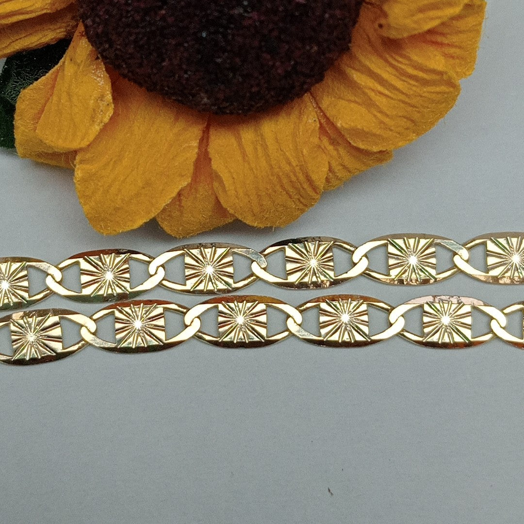 PULSERAS GUCHI ORO 14K 18 CM 2.8 GR (NUEVO)