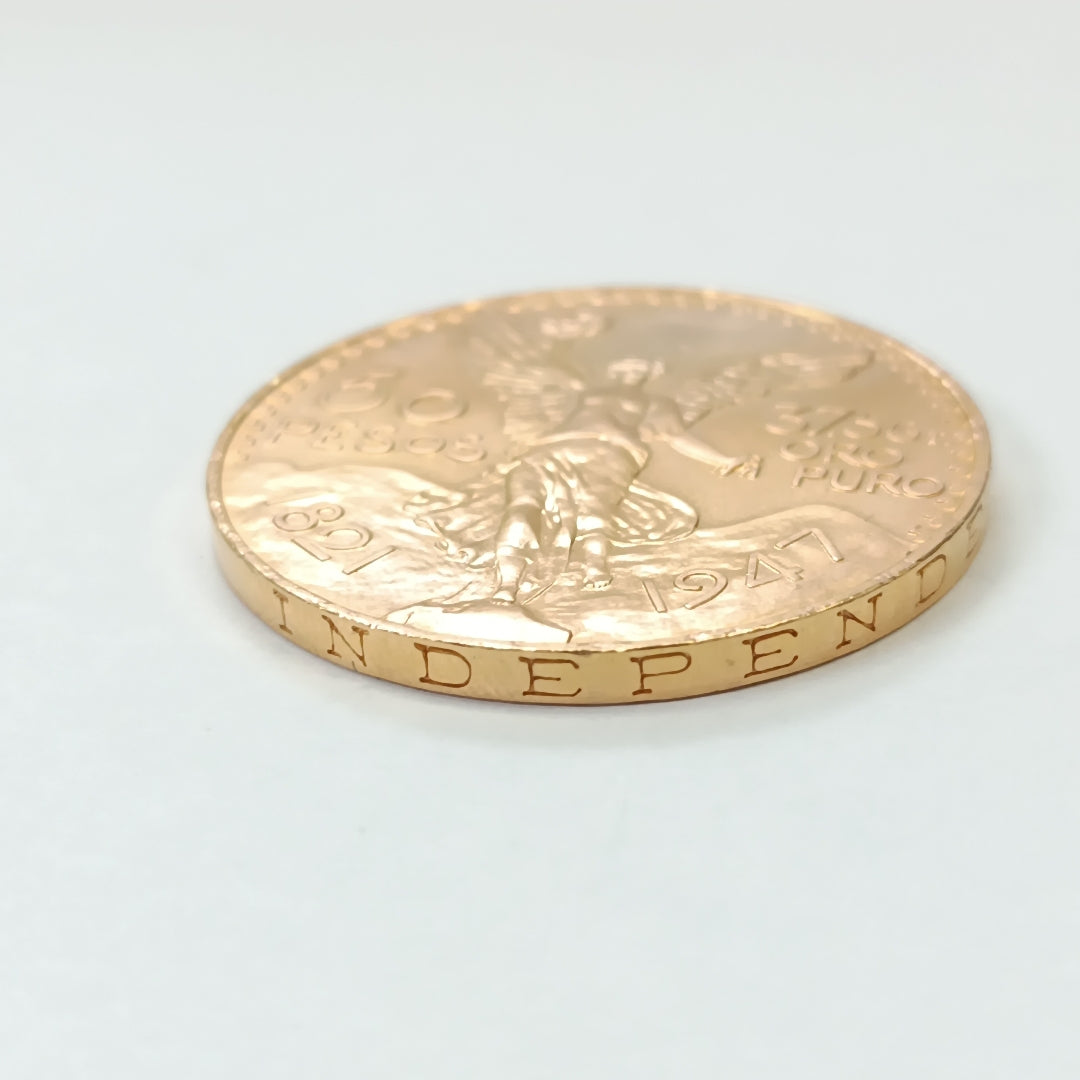 K1 41.6 GRMS 21 K IDENTIFICACIÓN MONEDA NOMINATIVA MONEDAS PESOS 50 PES (SEMINUEVO)