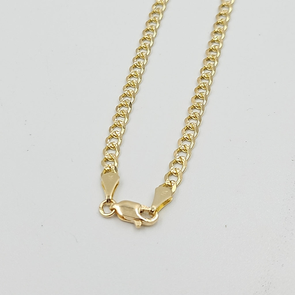 CADENAS BARBADA ORO 14K 55 CM 13.2 GR (NUEVO)