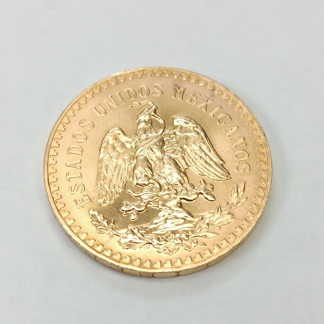 K1 41.6 GRMS 21 K IDENTIFICACIÓN MONEDA NOMINATIVA MONEDAS PESOS 50 PES (SEMINUEVO)