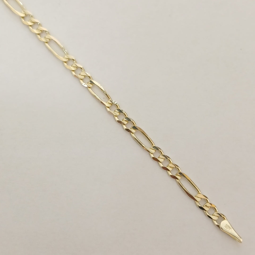 PULSERAS TEJIDO 3X1 ORO 14K 18 CM 2.9 GR (NUEVO)