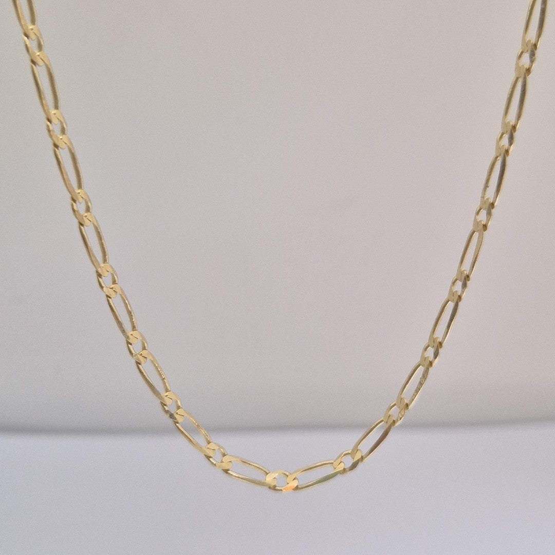 CADENAS 1X1 ORO 14K 55 CM 7.4 GR (NUEVO)